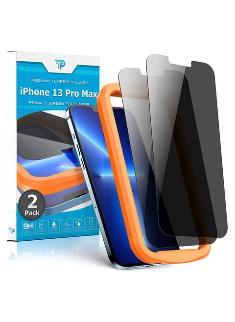 2 Pack Matte Screen Protector for iPhone 13 Pro Max  Friendly Bubble Free with Easy Install Kit - Smooth as Silk