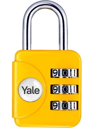 Luggage Padlock, 28mm 3 Dial Combination, Suitable for Travel and Luggage, Yellow - pzsku/Z8FCB712E87E973D90C32Z/45/1750332820/d4742e9b-1384-4f77-9905-fbe20f185f53