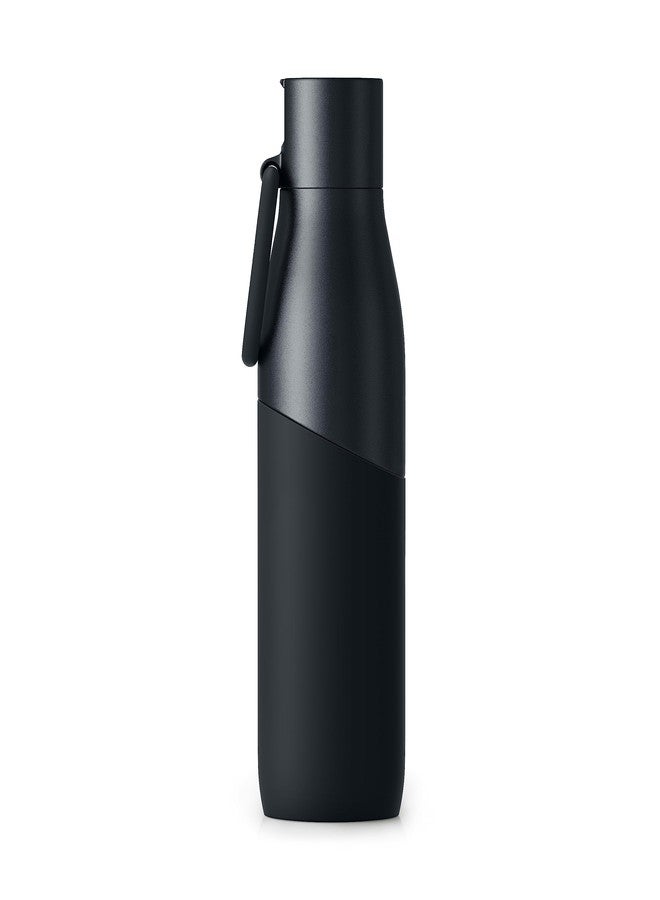 LARQ Bottle Movement Filtered - Lightweight Non-Insulated Stainless Steel Water Bottle BPA Free with Nano Zero Technology and Long-Lasting Filters, Black/Onyx, 32oz - Image 3