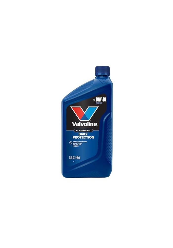 Valvoline زيت محرك فالولين للحماية اليومية 10W40 التقليدي 1 QT علبة من 6 قد يختلف التعبئة - Image 4