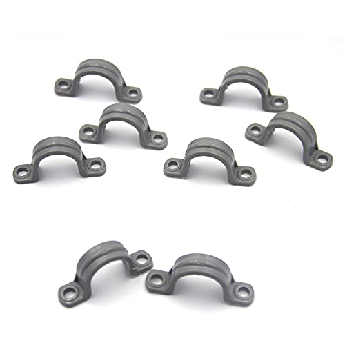 ISPINNER 12pcs 1/2 Inch PVC Pipe Straps, 2 Holes Plastic Conduit Strap for PVC pipes, conduit and cables, UL Listed - Image 5