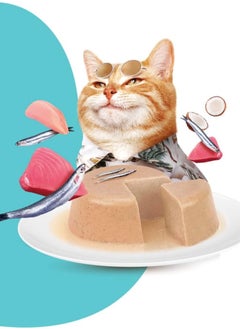 MOOCHIE Cat Adult Wet Food - Anchovy Flavor Pate - 6x70g - Great for Digestive Care  - Image 3