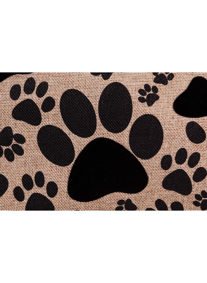 إيفر جرين فلاج علم حديقة على شكل قلب مطبوع عليه مخالب مقاس 12 × 18 بوصة مزدوج الجوانب | أعلام حديقة على شكل مخالب الكلاب للاستخدام الخارجي | جميع الفصول | أعلام ديكور المنزل في عيد الحب لمحبي الجراء والكلاب الأليفة - Image 2