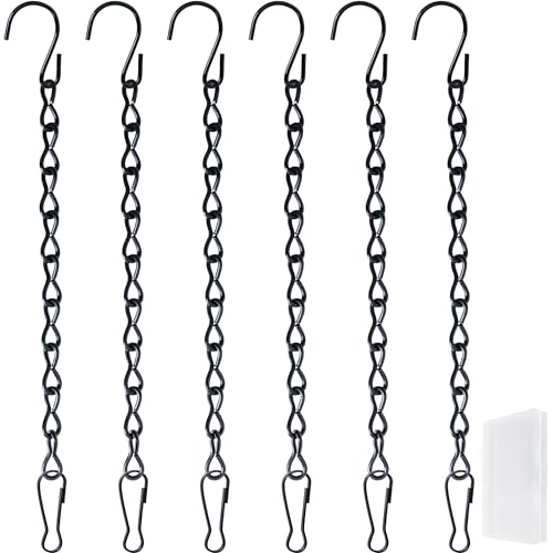 VRSS Hanging Chains for Hanging Planter Basket Bird Feeder Lanterns Ornaments Wind Chimes Billboards DIY Crafts (9.5 inch 6pcs) - Image 1