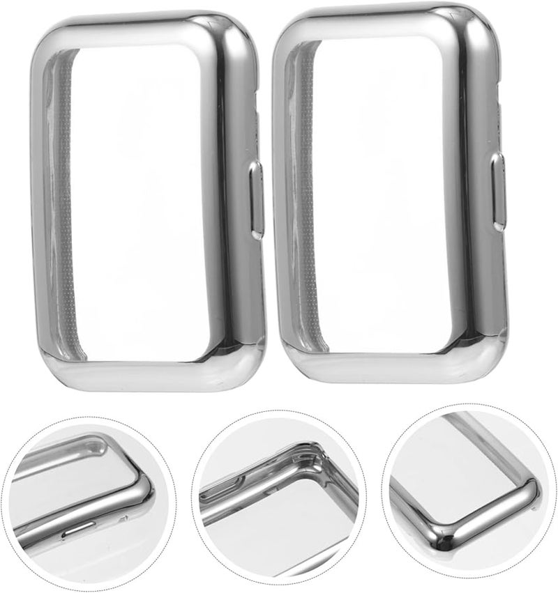 Lurrose 2 Pack TPU Protective Case Cover Shell for Smartwatch Fashion Design - Image 4
