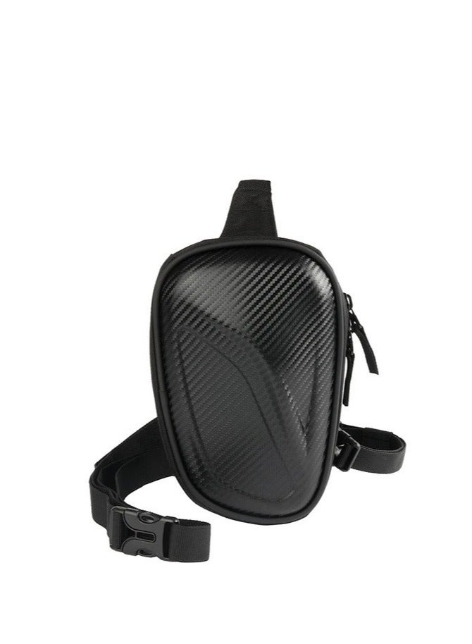 Cucyma CB 2201 Carbon Black Motorcycle Leg Bag