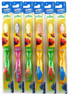 Crest Crest Kids Toothbrush Sesame Street Soft (6 Pieces) Assorted Characters  - Image 1