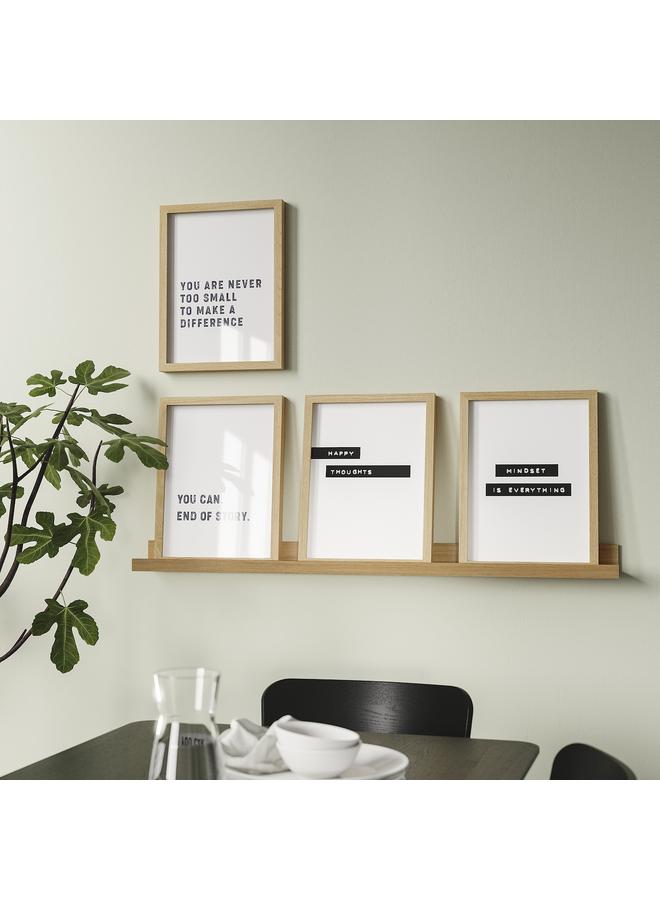 زبون إطار الصورة، تأثير البلوط، 115 سم - Image 2