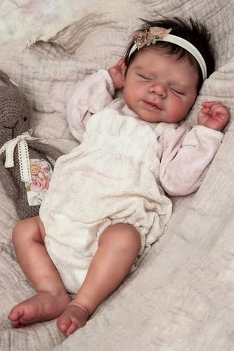 Zero Pam Reborn Baby Dolls Silicone Full Body18 Anatomically Correct Girl Realistic Baby Doll Full Silicone Babys Doll Real Life Reborn Dolls for Girls with Accessories Classic - Image 5