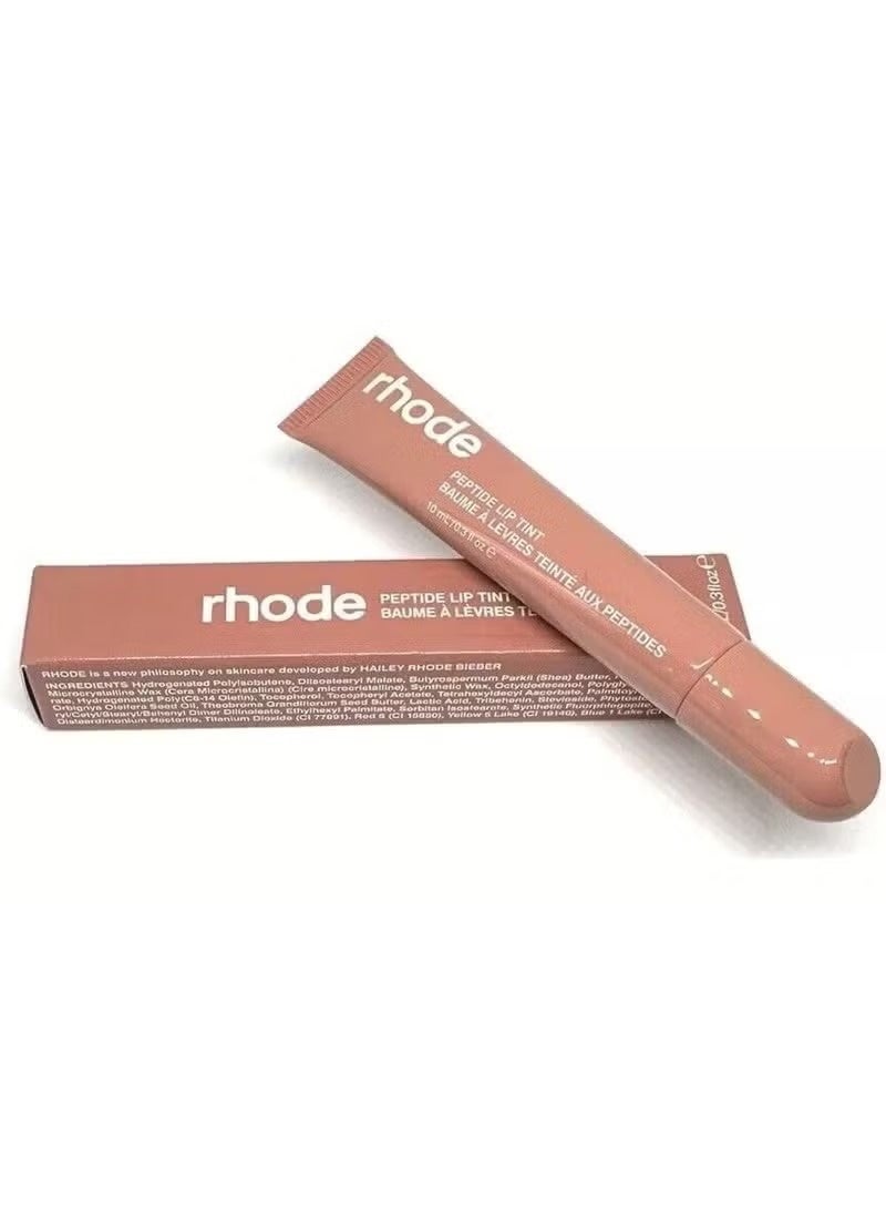 rhode Skin Peptide Lip Tint in Toast shade, 10 ml, gives lips a natural color and an attractive finish. - Image 1