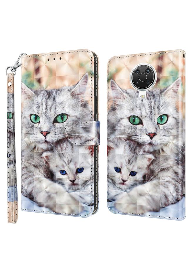 S-TOP Case For Nokia G20 / G10 / 6.3 3D Painted Leather Phone Case - Image 1
