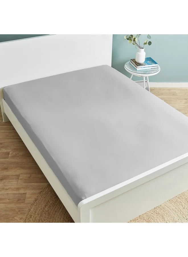 Home Box Ballina Solid Cotton King Flat Sheet 260 x 240 cm