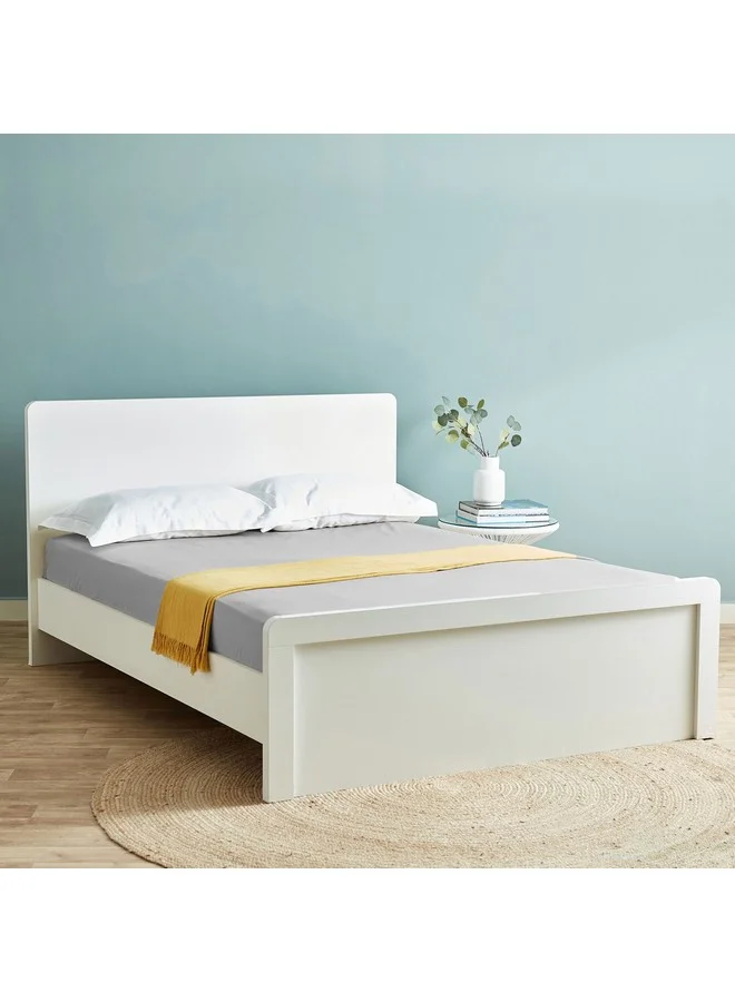 Home Box Ballina Solid Cotton King Flat Sheet 260 x 240 cm