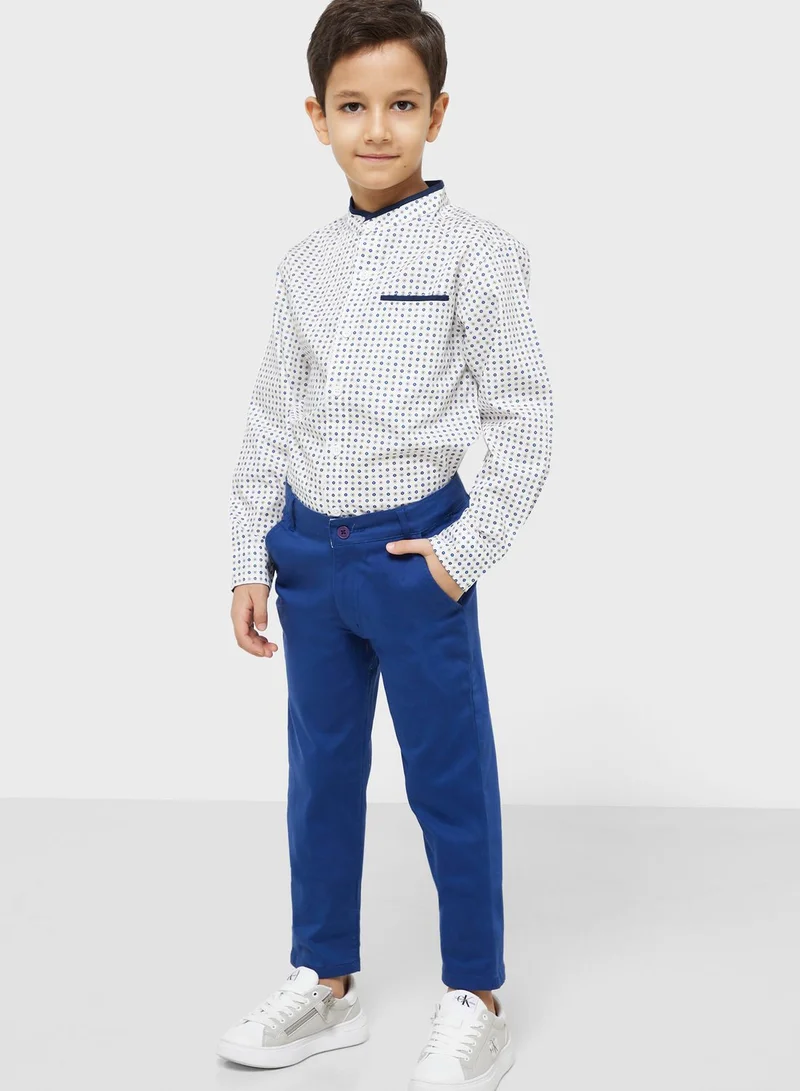 Pinata Boys Shirt And Chino Trousers Set