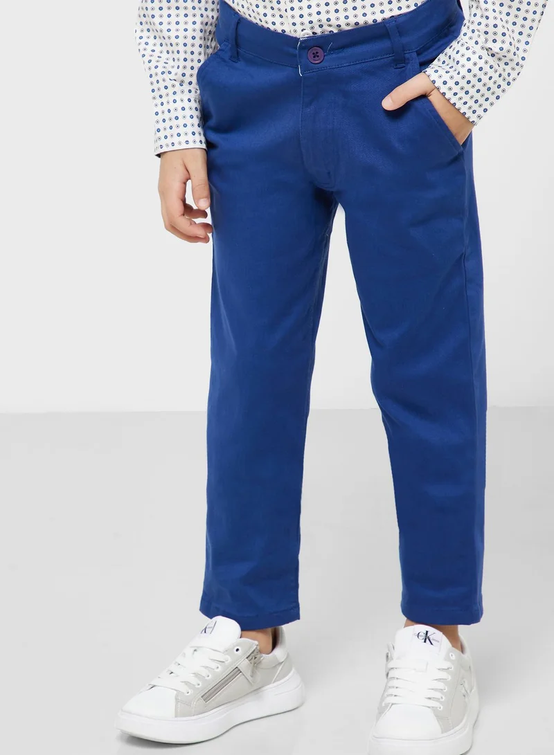 Pinata Boys Shirt And Chino Trousers Set