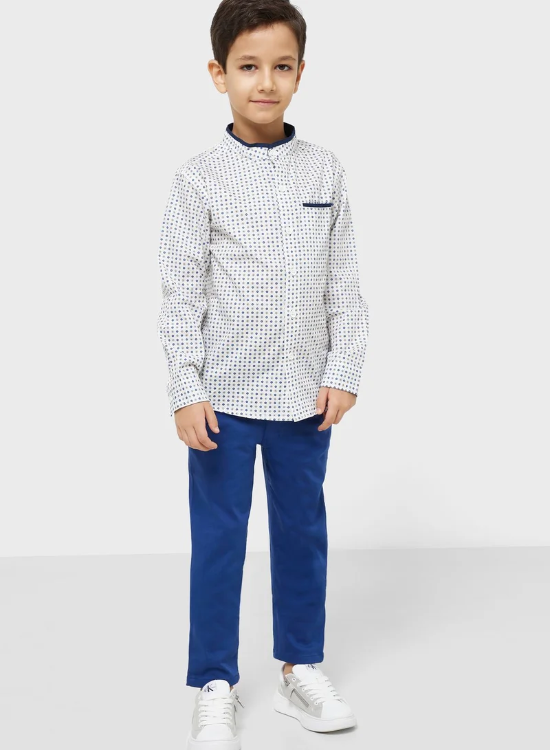 Pinata Boys Shirt And Chino Trousers Set