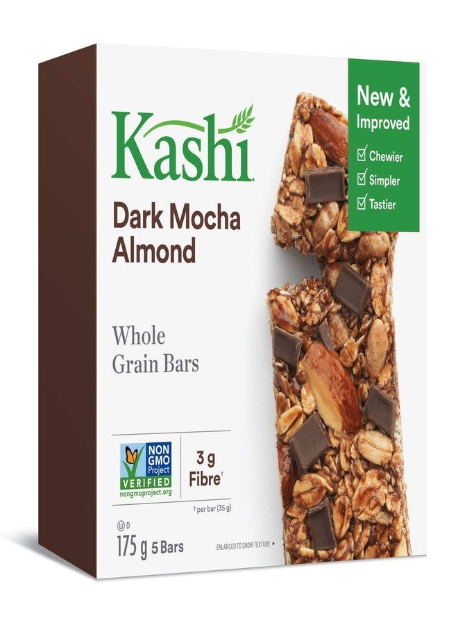 Kashi, Chewy Granola, Dark Mocha Almond Snack Bars, 175g/6.17oz., 5ct, {Imported from Canada} - Image 1