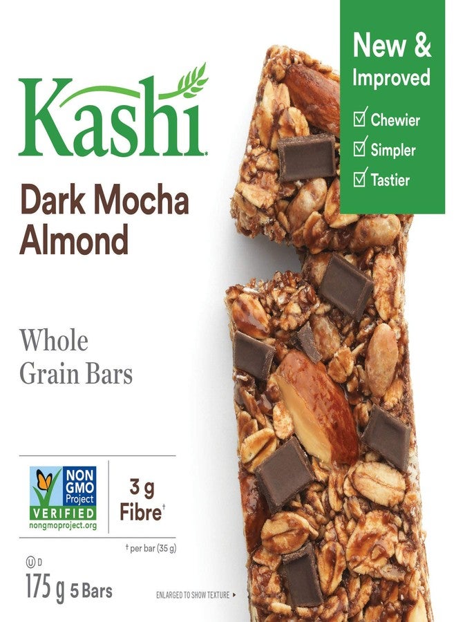 Kashi, Chewy Granola, Dark Mocha Almond Snack Bars, 175g/6.17oz., 5ct, {Imported from Canada} - Image 5