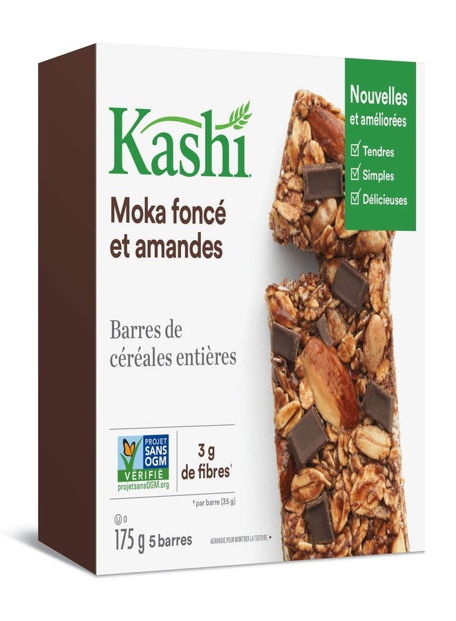 Kashi, Chewy Granola, Dark Mocha Almond Snack Bars, 175g/6.17oz., 5ct, {Imported from Canada} - Image 4