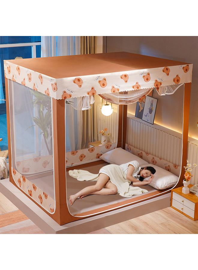 Bluejw Household Mosquito Net High-grade Children's Drop-resistant Mongolian Yurt Sitting-bed Type Internet-famous Anti-mosquito Net Portable Foldable For Clearance - Image 2