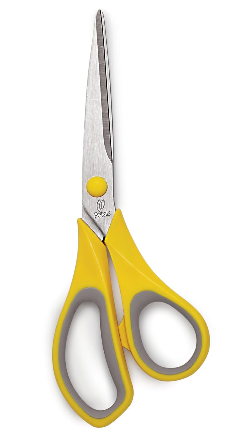 Petals Vibrance Scissor 7 Inches – Stainless Steel Multipurpose Scissors for Home, Office & Kitchen Use (Multicolour) - Image 1