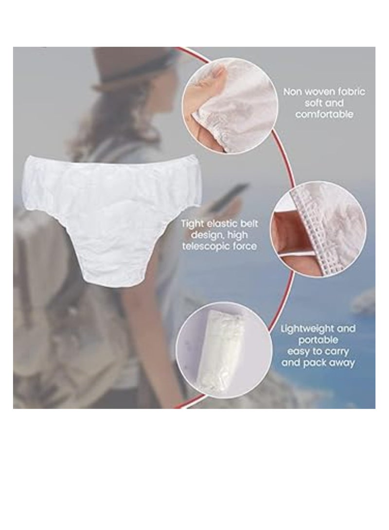 Set of 3 pieces disposable women's underwear for postpartum maternity use sterile and highly stretchable soft panties in various sizes soft disposable underwear suitable for travel women's travel un - Image 3