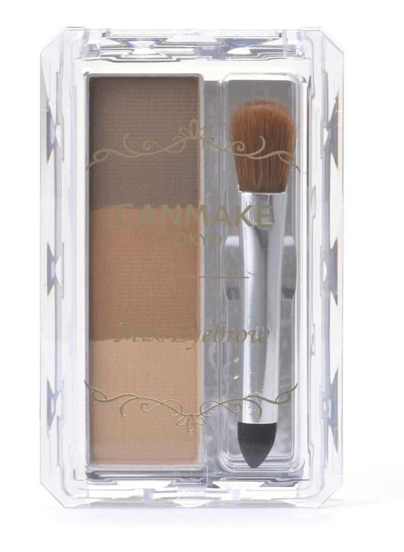 CANMAKE Powder Eyebrow Mix Eyebrow 02 - Image 1