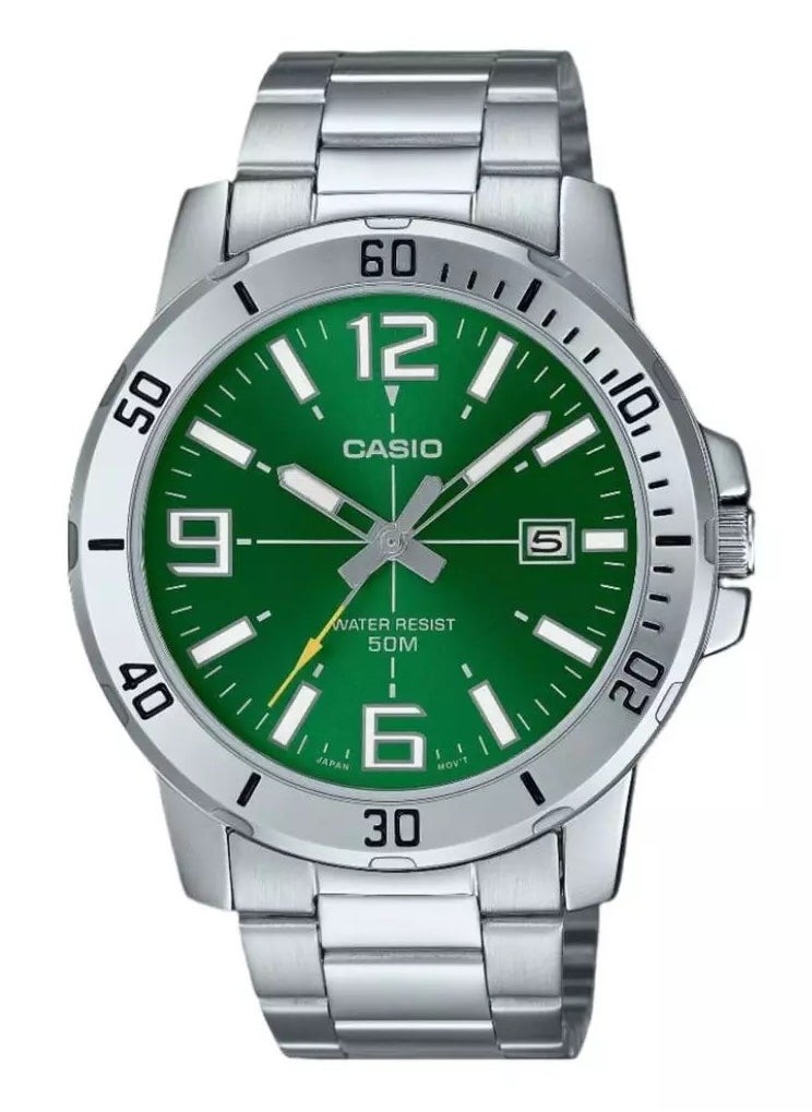 CASIO - Men's Watch Analog Formal - MTP-VD01D-3BVUDF - Image 1