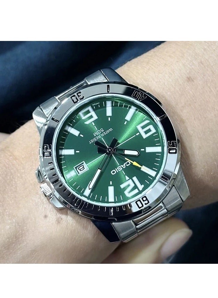 CASIO - Men's Watch Analog Formal - MTP-VD01D-3BVUDF - Image 1