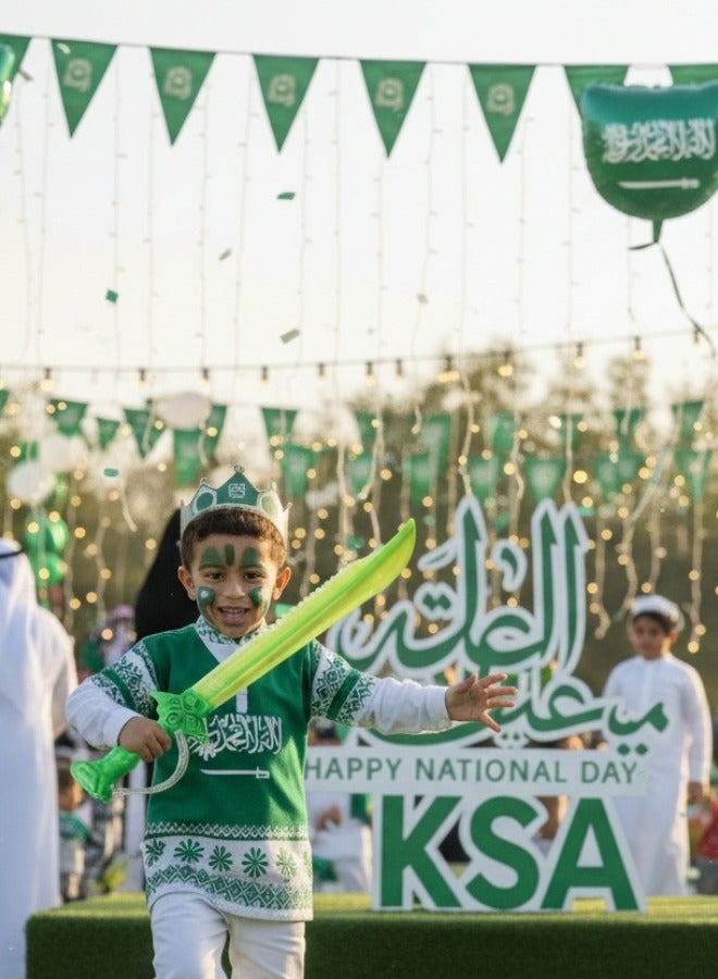 Saudi National Day Fun: Light-Up Toy Swords for Kids - Festive Celebration Play Set - Image 5