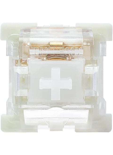 Granvela OUTEMU Silent White Switches 3 Pin Key switches Replacement Pack 20  Linear  Quiet 45gf  Hot Swappable  DIY Replaceable Switches for Mechanical Gaming Keyboard