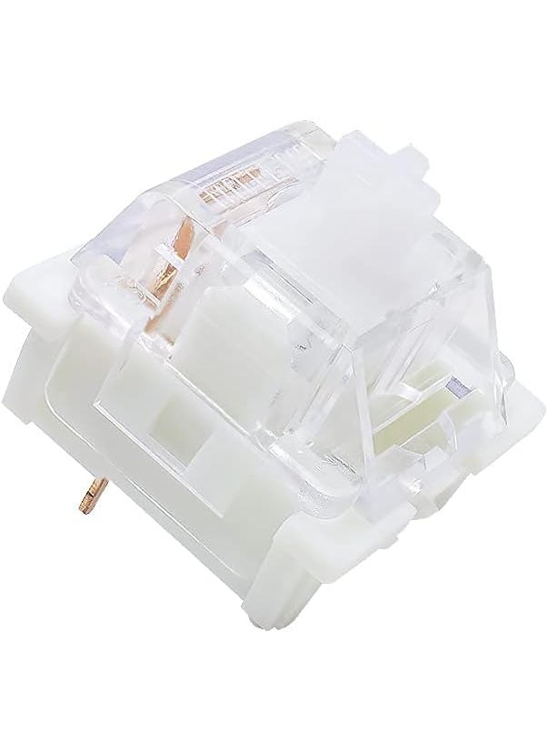 Granvela OUTEMU Silent White Switches 3 Pin Key switches Replacement Pack 20  Linear  Quiet 45gf  Hot Swappable  DIY Replaceable Switches for Mechanical Gaming Keyboard