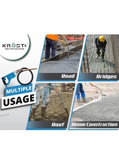 KROST KROST Concrete Vibrator 2250W Extensive 35 mm Drill Needle 13000 Vibrations per Minute Tool 3m Needle  - Image 3
