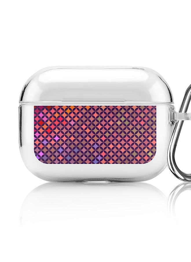 Stylizedd Classic Clear printed Case for Apple AirPods Pro 2nd Generation Thin Transparent Cover [Designed for Apple AirPods Pro 2nd Generation] - Wall of diamonds  - Image 1