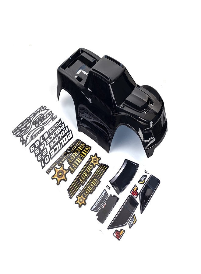 SummitLink Custom Body Police Style Compatible for V1 Traxxas Maxx 1/10 4X4 4WD Truck Shell Cover(Truck not Included) MX-PB-01 - Image 2