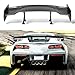 JMTBNO 57 Inch Rear Spoiler GT Style Carbon FiberUniversal Car Rear Trunk Spoiler Wing Spoiler Compatible with Honda Civic Chevy Corvette Mustang Camaro Nissan Ford - Image 2