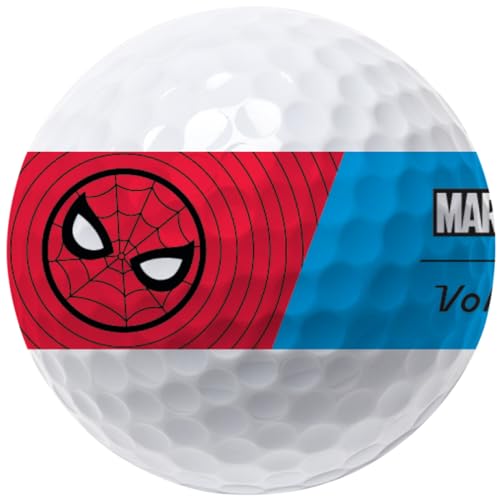 Volvik x Marvel, Vista3 360 - Spider-Man Dozen Golf Balls, White - Image 4