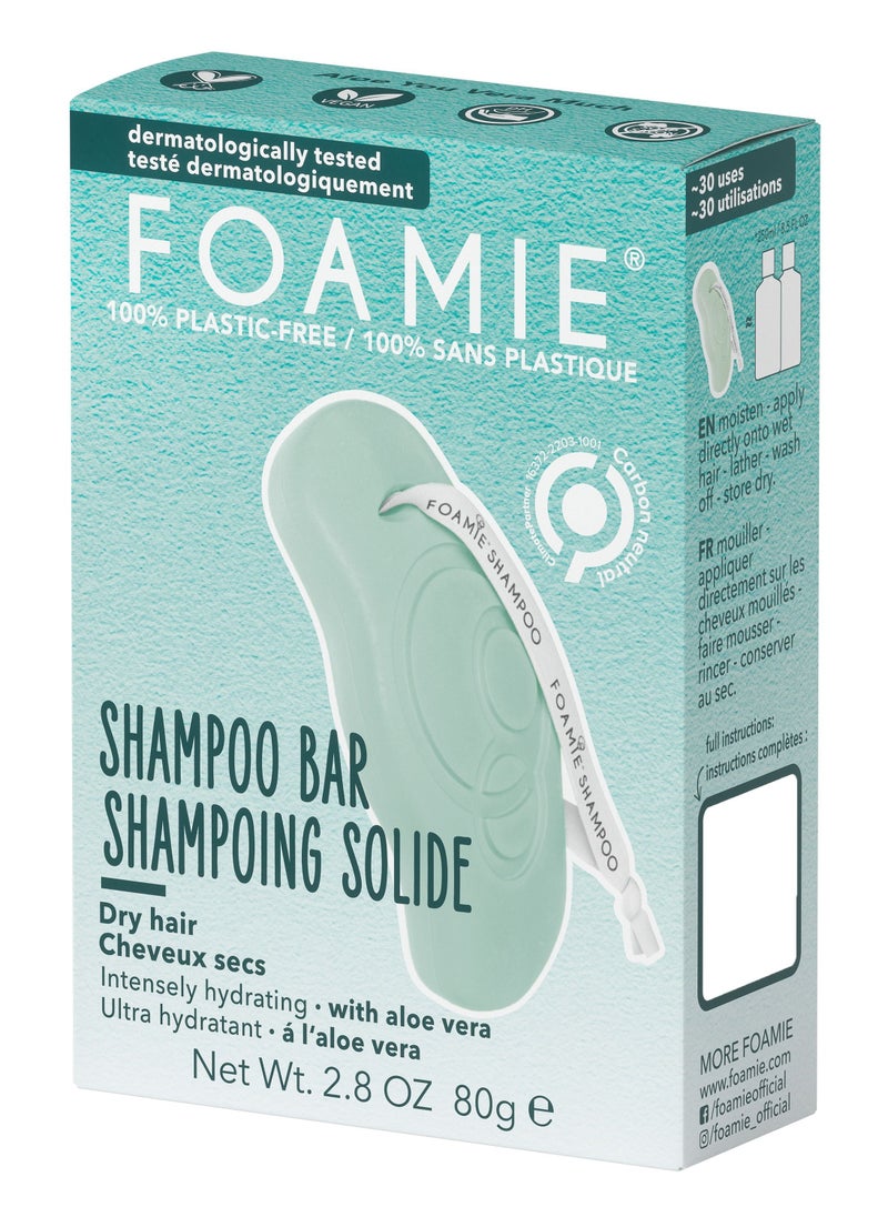 FOAMIE Aloe Vera Shampoo Bar for Dry Hair Pack of 3  - Image 4