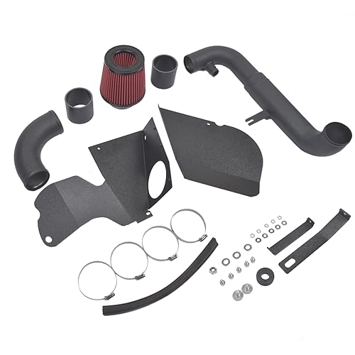 Flynsu Cold Air Intake System Replacement for 2006-2017 Seat Leon VW Golf R Audi A3 S3 2.0T FSI EA113 MK5 GTI/GLI MK6 MK2 EF4171BK - Image 1