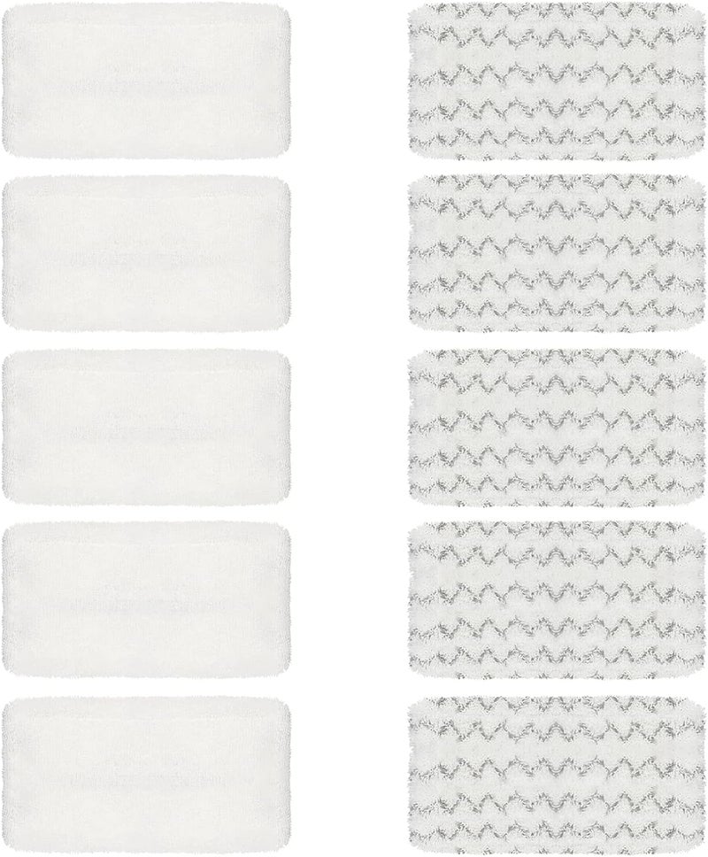 Wisorder 10 Pack Steam Mop Pads Compatible for Bissell Symphony 1252 1543A 1132A 1530 Vacuum and Steam Mop, Bissell 2747A Replacement Pads, Bissel Symphony Pet Mop Pads, Microfiber Washable & Reusable - Image 1