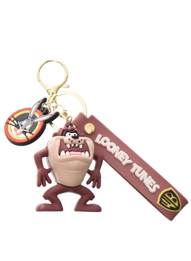 ميدالية سلسلة مفاتيح بتصميم شخصيات لوني تونز، تاز - Image 2
