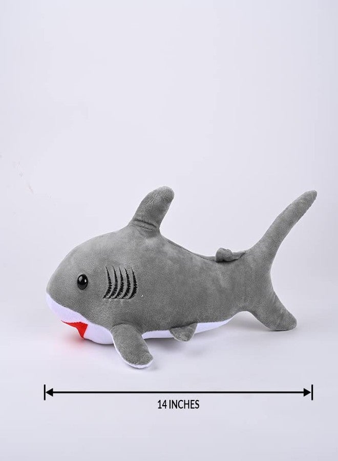 Floweraura Cute Shark Soft Toy Gift's for Girls & Boys, Return Gift, Kids Birthday and Children Room Decoration - Image 4