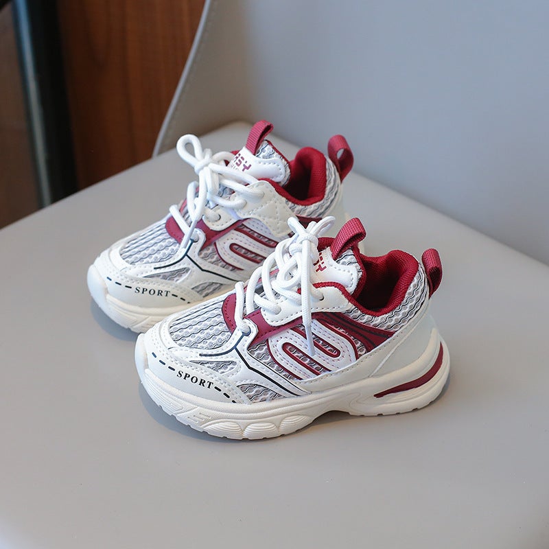 Mesh Sneakers Lightweight Flexible Sole Walking Shoes For Kids Indoor And Outdoor Activities - Image 4