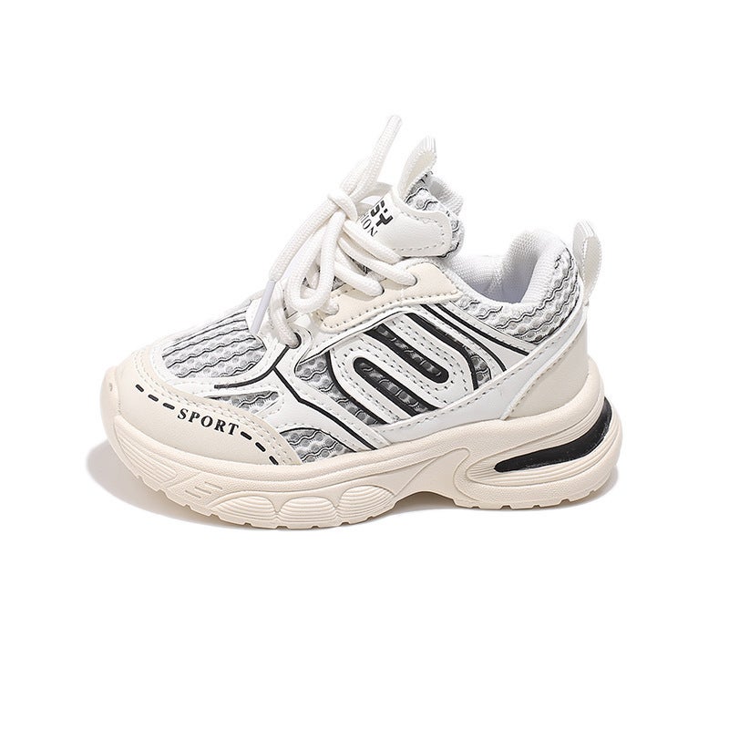 Mesh Sneakers Lightweight Flexible Sole Walking Shoes For Kids Indoor And Outdoor Activities - Image 1