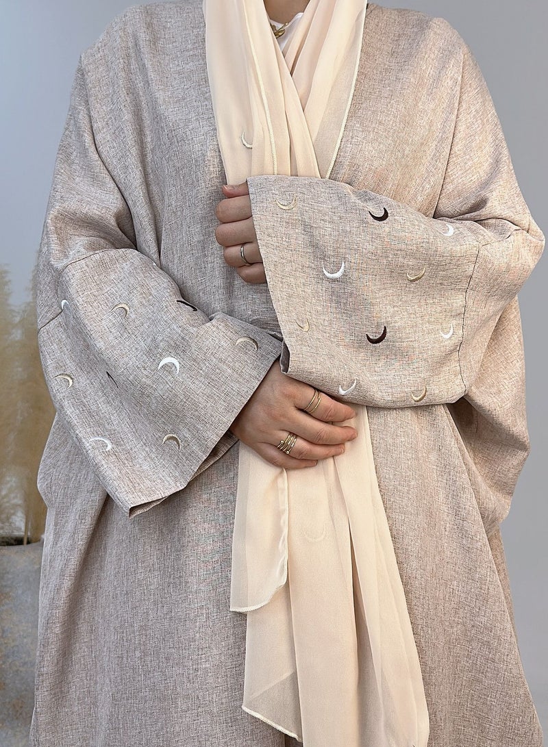 Loquat Women Muslim Robe Comfortable and Breathable Muslim Islamic Prayer Dress Clothes Embroidered Elegant Soft Abaya for Women for Daily Wear Prayer Festival  - Image 3