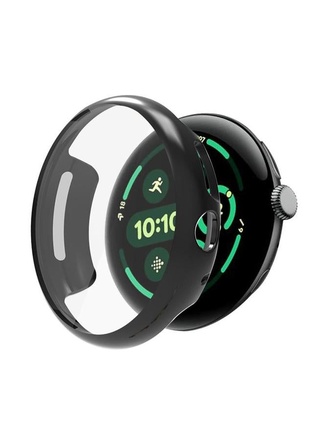 erorex For Google Pixel Watch 3 45Mm Integrated Full Coverage Tpu Watch Protective Cover(Black) - Image 1