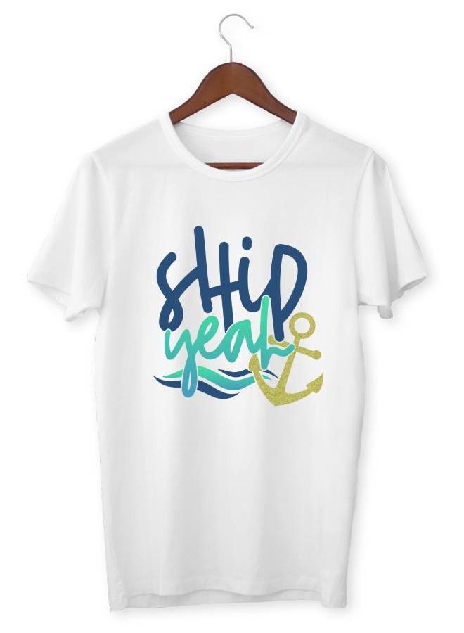 LOUD UNIVERSE Men’s Soft T Shirt Printed Ship Yeah - Image 1