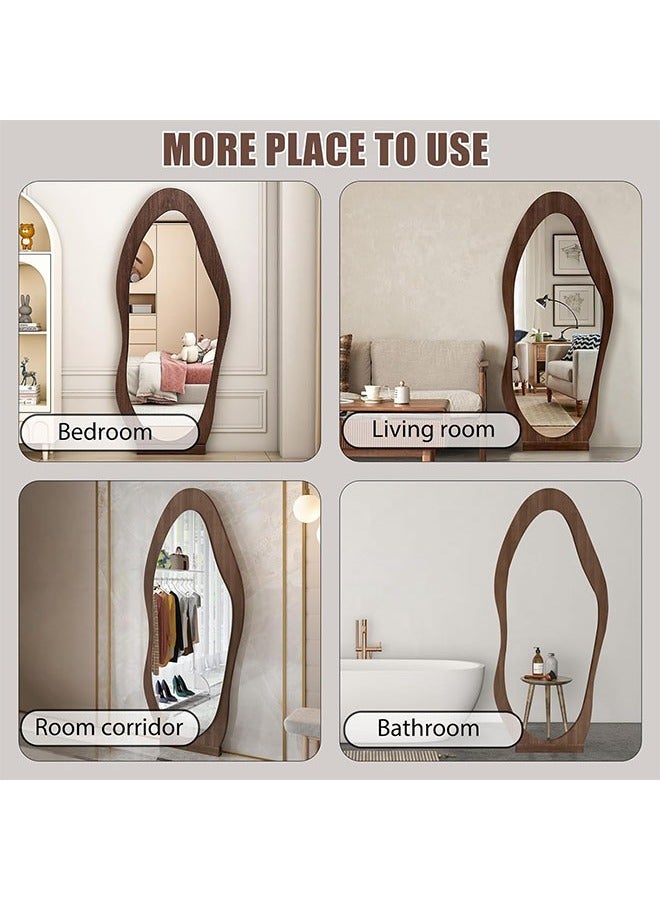 keke Dual Purpose Wall Mounted or Standing Cloud Shaped Full Length HD Dressing Mirror 50 X 160Cm - Image 3