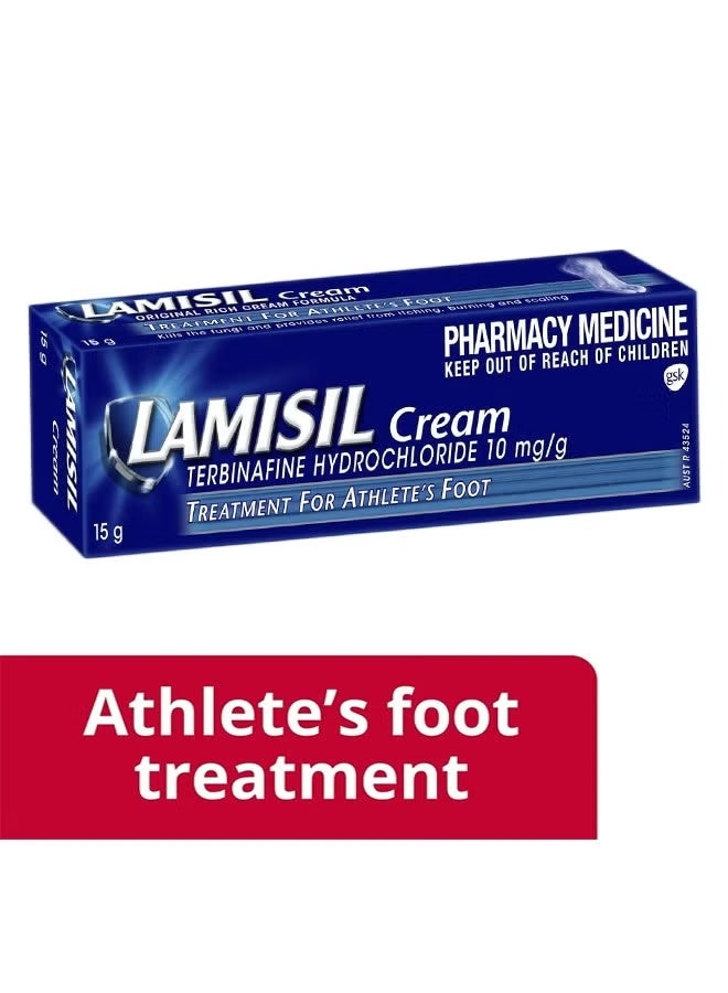 LAMISIL Athletes Foot Cream, Give Skin a Super Smooth Finish And a Healthy Glow, Original Formula Contains Antibacterial Properties To Help Fight Infection In Broken Skin, Protect The Damaged Epidermis - Image 1