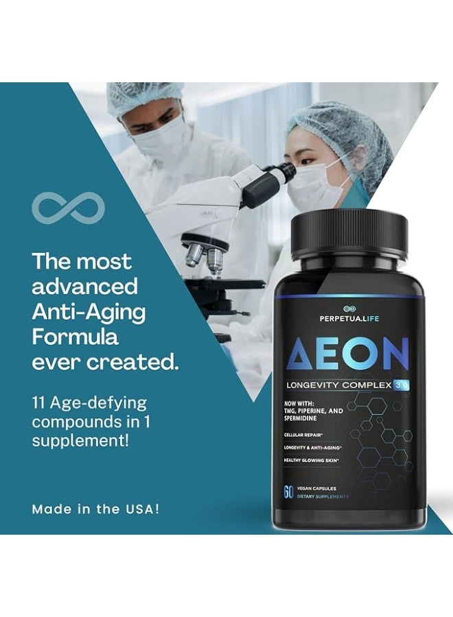 Perpetua Perpetua.life NAD+ Liposomal Anti Aging Supplement 60 Capsules  - Image 3